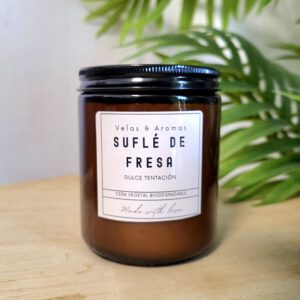 Vela Suflé de Fresa - Dulce Tentación