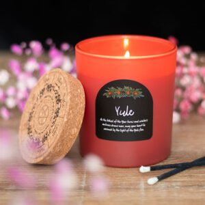 Vela Rueda del Año Yule – Aroma Wintergreen