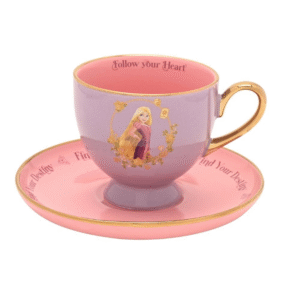 Juego de Taza y Platillo Disney Rapunzel – “Follow Your Own Light” (Sigue tu propia luz)