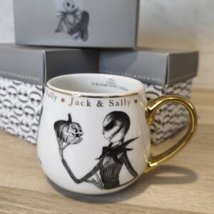 Taza Oficial Disney – Jack & Sally (Pesadilla Antes de Navidad) 🖤