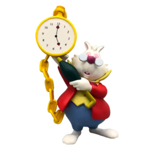 Figurita Conejo Blanco Alicia en el País de las Maravillas - 8cm