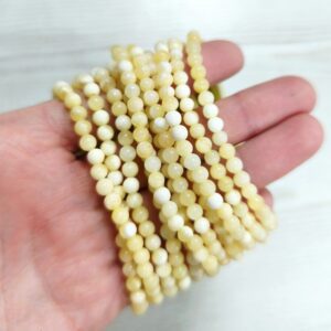 Pulsera de Calcita Amarilla 4mm – Energía y optimismo