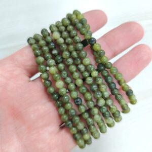 Pulsera de Jade Vietnamita 4mm – Prosperidad y equilibrio