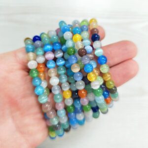 Pulsera Ojo de Gato 6mm – Suerte y concentración (estudiantes)